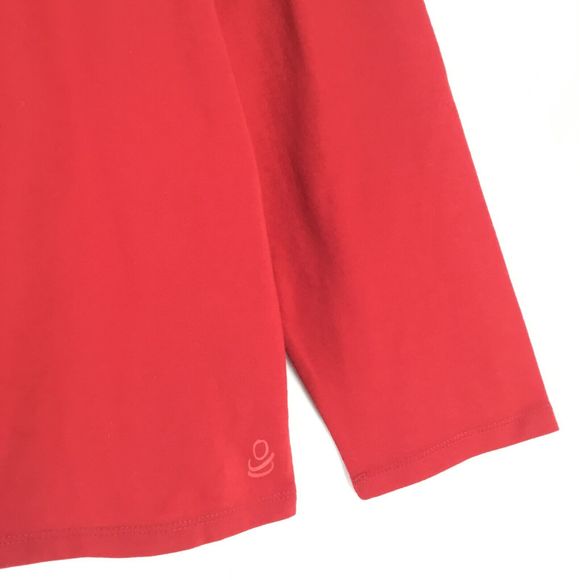 Cuddl Duds Womens Lounge Shirt sz XL Stay Cozy Snowflake Graphics Red NEW - Picture 3 of 7